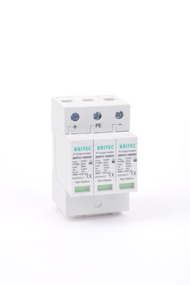 GDT 1000V Tipe 2 Perangkat Perlindungan Lonjakan DC 35 Mm Solar Spd PV