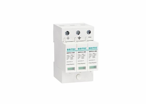 SPD DC 800V Pelindung Petir Surge Listrik Surya Pv Surge Protection