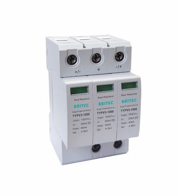 TYPV3 1000 Tipe 2 PV Surge Arrester Dc Surge Protection SPD Power Surge Protective Device