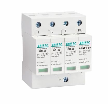 BR-60 3+1 Surge Protector Surge Protection AC perlindungan petir