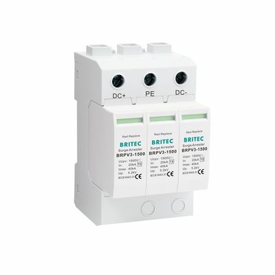BRPV3-1500 40kA arus debit plug-in modular DC Surge Protection Perangkat Proteksi Tegangan Dc Surge Protection Perangkat