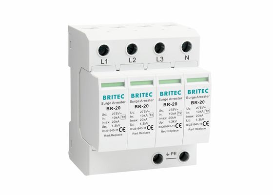 IEC61643-1 20ka SPD Tipe 2 Perangkat Perlindungan Surge Surge