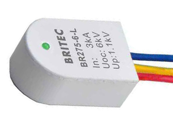Kelas III 275V 230V 3kA LED Surge Protection Device SPD Untuk Lampu Jalan Led