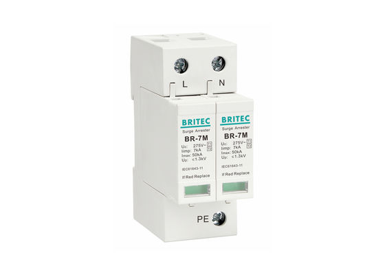 IEC 61643-11 7KA Lightning Arrester SPD Ac Surge Protection Device