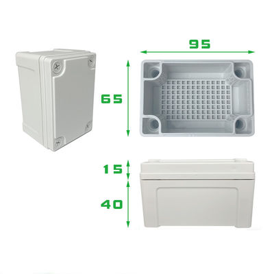 TY-659555 95 Ukuran Kotak Sambungan Listrik Proyek Plastik ABS IP66 Junction Enclosure