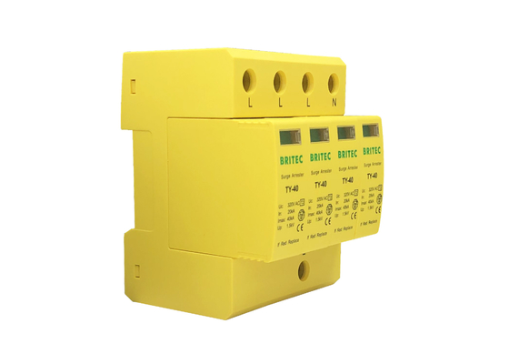 4P 275V Tegangan Transien SPD Tipe 2 Perangkat Perlindungan Surge 40kA