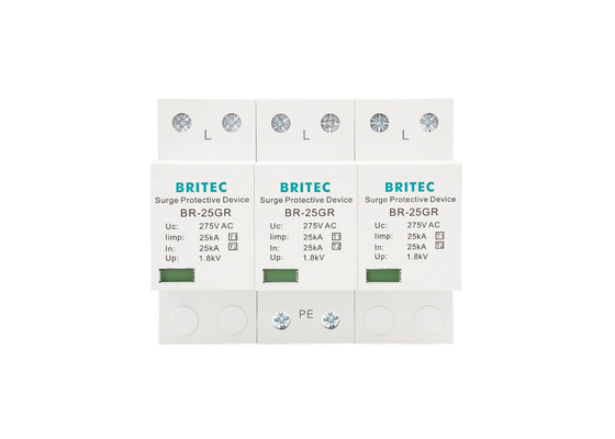 25kA Type 1 Surge Protector 3P 10 / 350 Waveform 25kA Layanan OEM