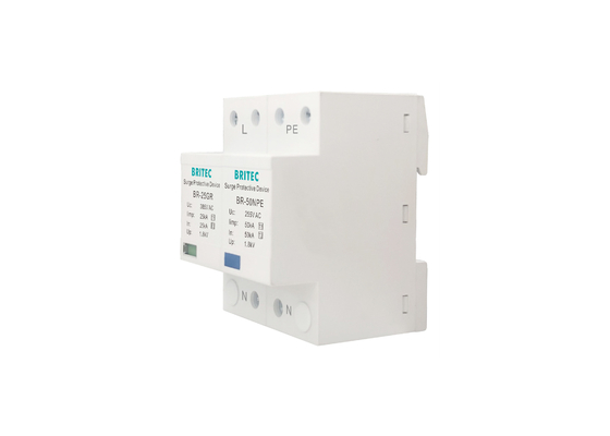 25kA Tipe 1 Surge Protector 275V T1 10/350us Perangkat Perlindungan Surge