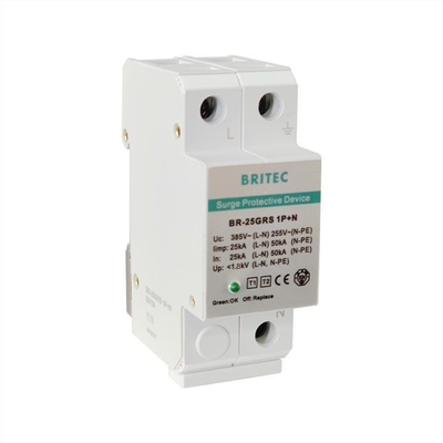 25KA 275V Tipe 1 Surge Protector Perlindungan AC BR-25GRS 1+1