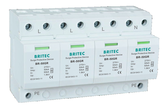 BR-50GR 2P type1 50kA AC Surge Suppressor Surge Protection Devices Tipe 1 SPDs