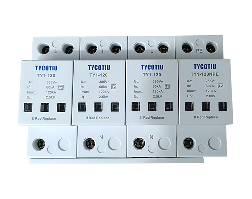 TY1-120 3+1 Perangkat Perlindungan Tambahan Spd Perlindungan Tambahan Supplier arrester Tambahan