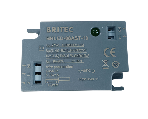 BRLED-08ASC-10 Perlindungan Tambahan untuk LED Tingkat Perlindungan Spd Perangkat perlindungan lampu PELINDAH Tambahan Lampu LED luar - Lampu