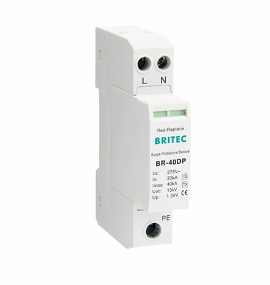BR-275 40DP 4 275v Tegangan Rating Surge Perlindungan Perangkat Tipe 3 Spd