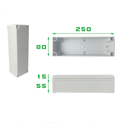 TY-8025070 Waterproof ABS Electric Connection Box for Junction waterproof terminal box (kotak konektor listrik ABS tahan air untuk simpang)