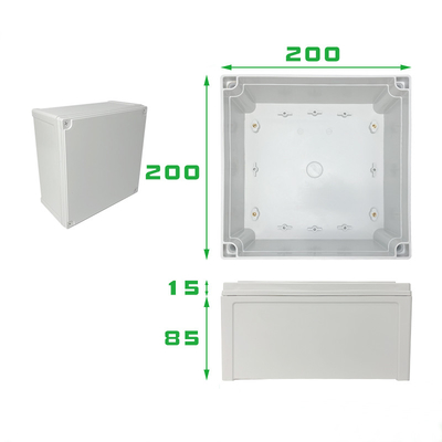 TY-8025070 Waterproof ABS Electric Connection Box for Junction waterproof terminal box (kotak konektor listrik ABS tahan air untuk simpang)