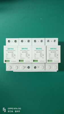 BR-50GR 4P AC Perlindungan cahaya China tipe 1 alat perlindungan lonjakan Spd spd t1 t2 tipe 1 surge arrester