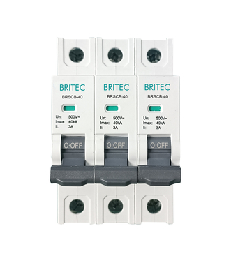 BRSCB-40 3P OEM ODM SPD Surge Protection Device Back Protector Spd Backup Protector