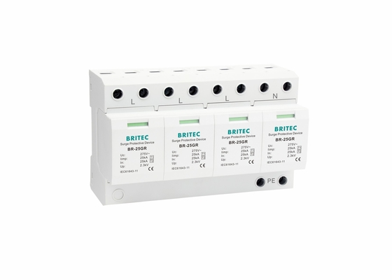 SPD Kelas I Imax 100kA Iimp 25kA Voltage Protection Surge Protector