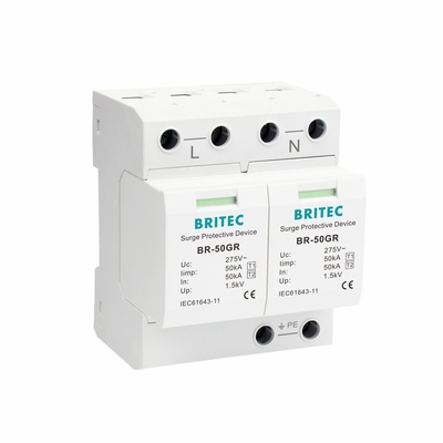 BR-50GR 2P 2-pole surge arrester Low Voltage Surge Protective Device Perangkat Perlindungan
