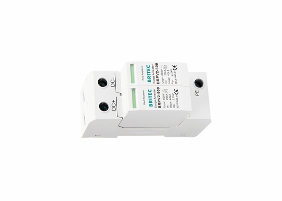 Perangkat Perlindungan Surge 600V PV Surge Arrester SPD Surge Protective Device 2P