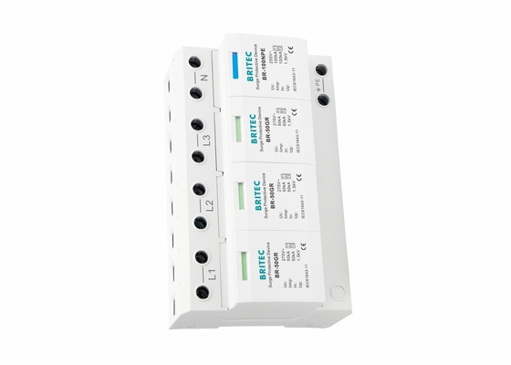 AC Protektor Petir Tipe 1 Surge Protection Perangkat Surge Arrester