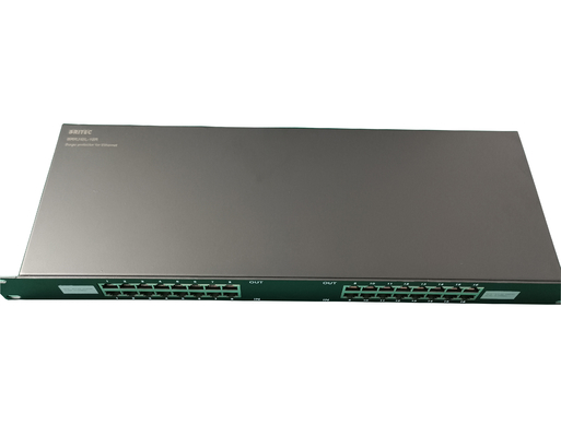 Penangkal Lonjakan Sinyal BRRJ45H-16R 1000M, pelindung lonjakan ethernet rak
