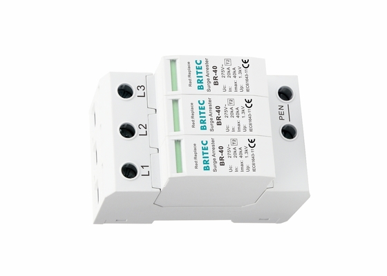 40KA 400V Power Pluggable AC Tipe 2 Perangkat Perlindungan Surge
