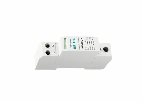 40kA 275V Single Phase 2P Type 2 + 3 Kelas II + III Surge Arrestors BR-40DP 2P