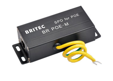 Perangkat Perlindungan Surge Jaringan Ethernet 48V SPD Rj45 POE Lightning Protector