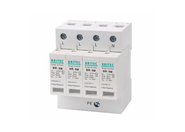 Thermoplastic UL94-V0 4p Pole Low Voltage Surge Protector Perangkat Perlindungan Surge