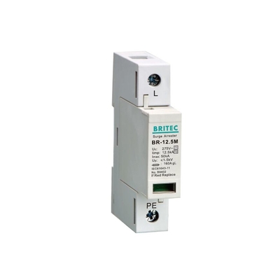 BR-12.5M 1P 12.5kA Tvss Surge Protector Suppressor petir surge arrester t1 t2 spd