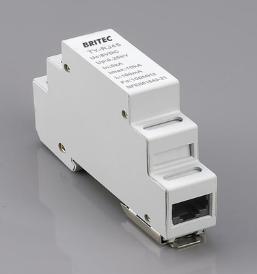 RJ45 SPD Ethernet Data Surge Protection Devices Din Rail Tipe surge arrester jaringan petir