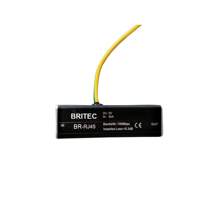 RJ45 SPD Ethernet Data Surge Protection Devices Din Rail Tipe surge arrester jaringan petir