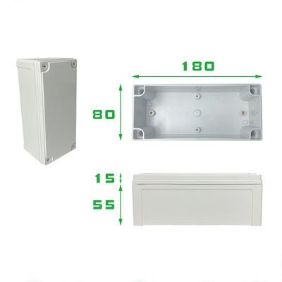 TY-8018070 Ip67 Kotak Koneksi Listrik Waterproof Terminal ABS Plastik Lapisan