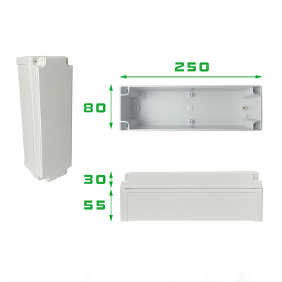 TY-8018070 Ip67 Kotak Koneksi Listrik Waterproof Terminal ABS Plastik Lapisan