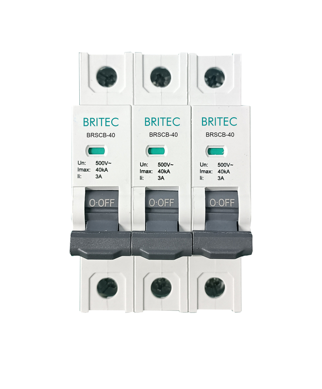 BRSCB-40 3P OEM ODM SPD Surge Protection Device Back Protector Spd Backup Protector