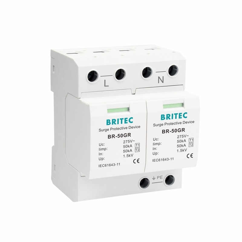 BR-50GR 2P 2-pole surge arrester Low Voltage Surge Protective Device Perangkat Perlindungan