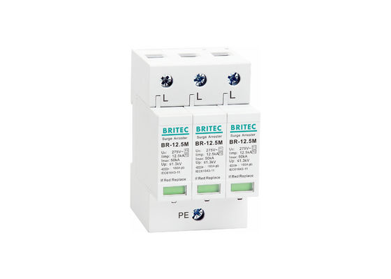 BRITEC AC 12.5kA BR-12.5M 275V T1+T2 Surge Arrester Kelas B+C