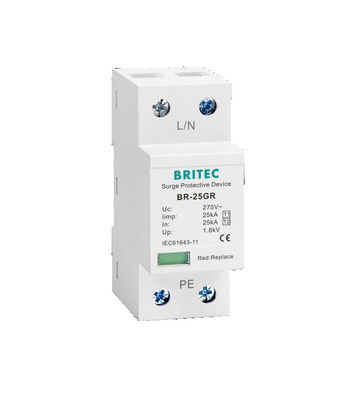 BR-25GR 3P Kelas I Spd Surge Protector Lightning Arrester Surge Protection Thunder Protector