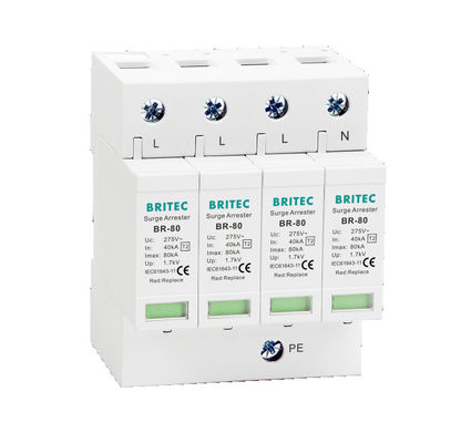 BR-80 2P Surge Protection Device SPD 275v Protektor surge petir Perlindungan petir