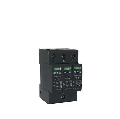 TY-40 3P Surge Protection Device 275v Lightning Protector Spd Type 2 Lightning Arrester (Perangkat Perlindungan Surge TY-40 3P)