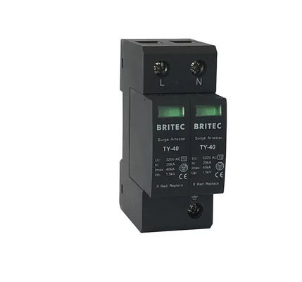 TY-40 3P Surge Protection Device 275v Lightning Protector Spd Type 2 Lightning Arrester (Perangkat Perlindungan Surge TY-40 3P)