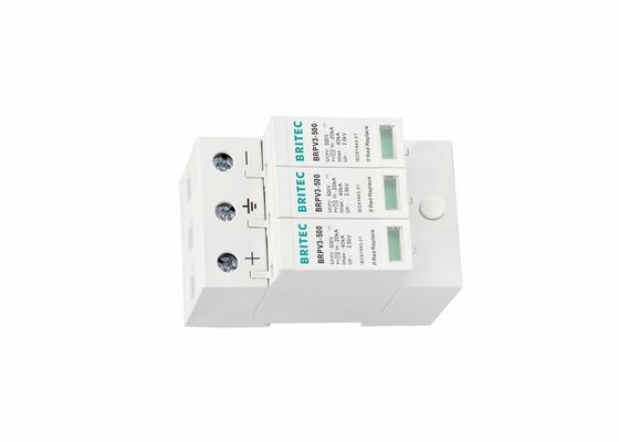 Perangkat Perlindungan Surge DC Umur Panjang 500V Surge Arrester Superior SPD