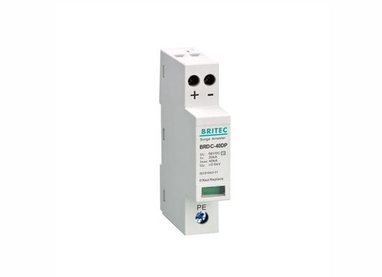 Satu - Mod Pv Surge Protector DC 24V 56V Surge Pelindung Untuk Peralatan Listrik