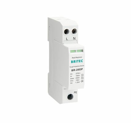 Perangkat Perlindungan Tambahan Tipe 3 SPD dengan tegangan 30-275V, ≤25ns Response Time dan perlindungan petir 8/20 Waveform