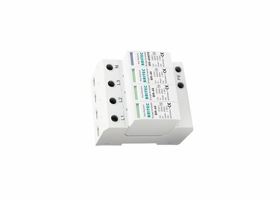 40ka SPD 3 Phase MOV Lightning Protector Surge Protection Devices Untuk Rumah