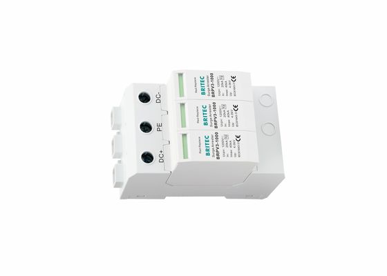 40KA Maksimum arus debit 1000V DC Tegangan nominal Tipe 2 Perangkat Perlindungan Surge SPD Surge Arrester