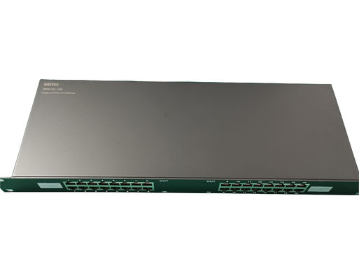 BRRJ45H-16R Penahan Lonjakan Telekomunikasi Sinyal 1000M Pemasangan Rak Pelindung Lonjakan Ethernet