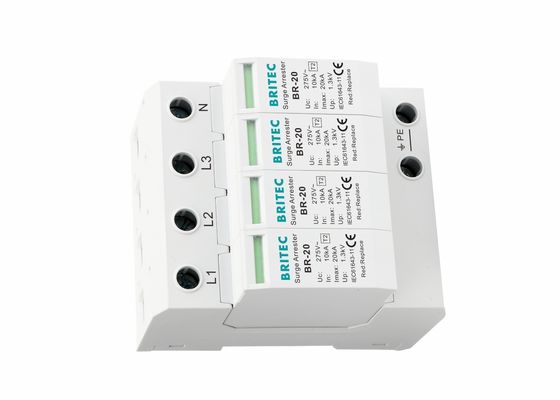 IEC61643-1 20ka SPD Tipe 2 Perangkat Perlindungan Surge Surge