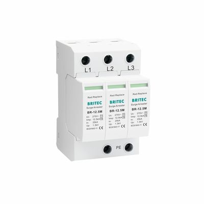 BR-12.5M 4P Tipe 1 Surge Protection Device Spd Surge Protector ac tipe 1 12.5ka spd tipe 1 spd Überspannung 12.5ka surge suppressor Perangkat perlindungan surge industri
